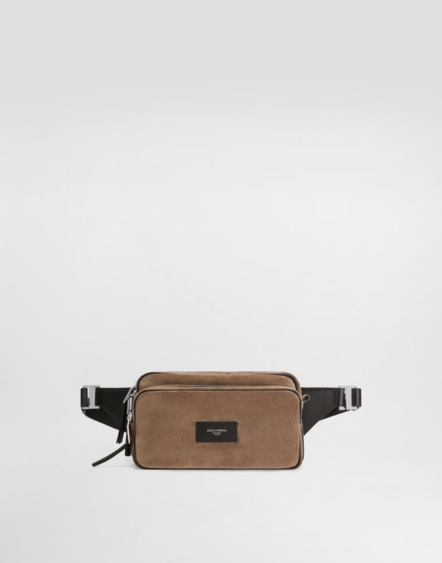 Dolce & Gabbana Leather and Split Calfskin Belt Bag