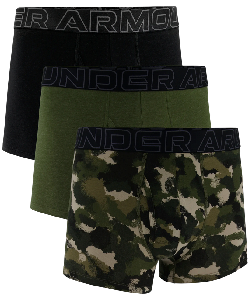Боксерки Under Armour Performance Cotton Boxer Briefs 3-Pack with Print Многоцветен | 1383892-391