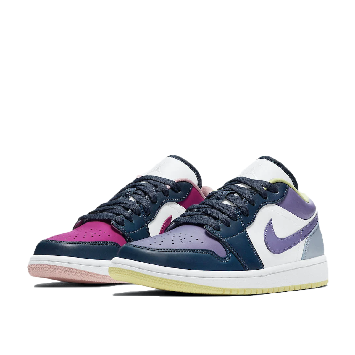 Кецове и обувки Jordan Air Jordan 1 Low SE "Mismatched - Purple Magenta" W Лилаво | DJ4342-400, 1