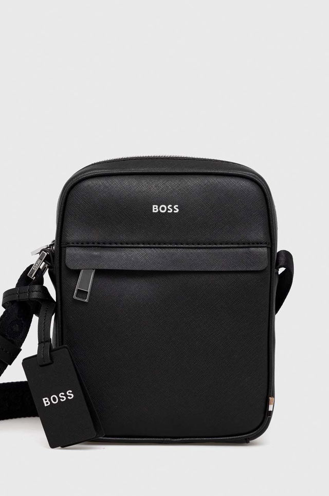 BOSS Leather Reporter Bag