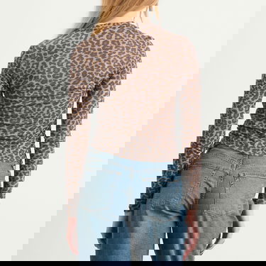 Тениска Anine Bing Sylvie Long Sleeve T-Shirt Бежово | A-08-12304-MTL59, 3