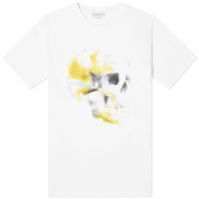 Obscured Skull Print T-Shirt