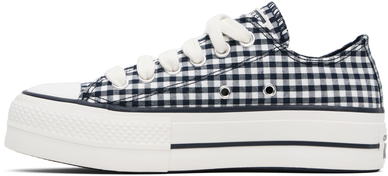 Кецове и обувки Converse Chuck Taylor All Star Lift Platform Gingham Тъмно синьо | A13664C, 1