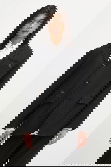 Яке UNDERCOVER Embroidered Detail Wool Blazer Черно | US2E4192, 0