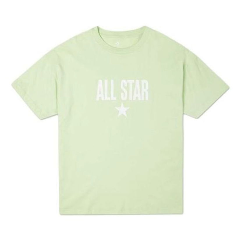 Тениска Converse Casual T-Shirt with Logo Print Зелено | 10020932-A04