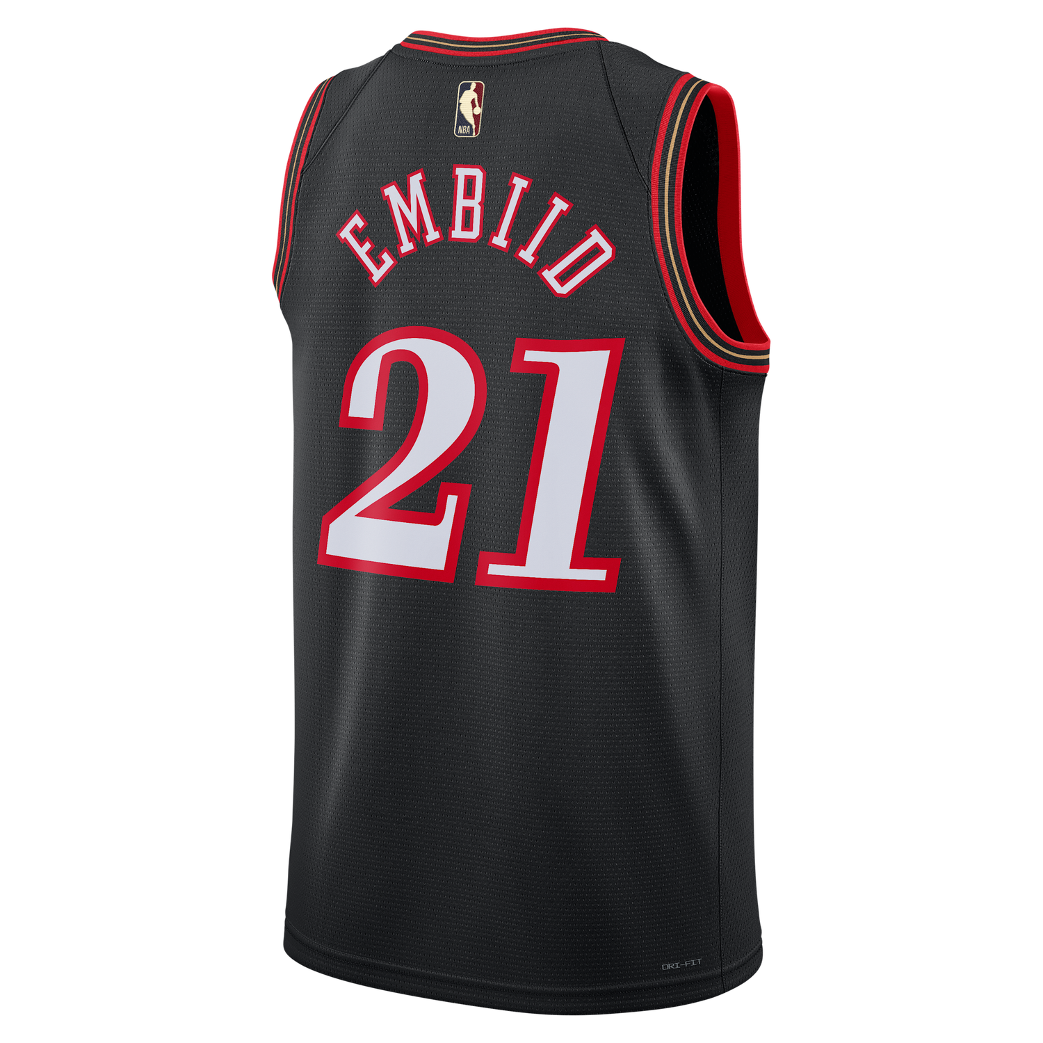 Фланелка Nike Philadelphia 76ers 2025/26 Hardwood Classics Dri-FIT NBA Swingman Polyester Jersey Черно | HM4778-011, 1