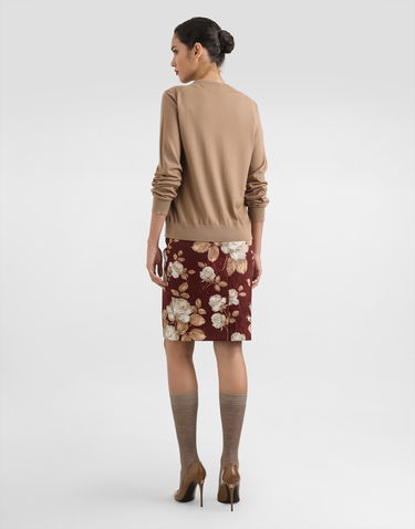 Пуловер Dolce & Gabbana Cashmere Cardigan 46 Бежово | FXV09ZJBW0PM0444, 2