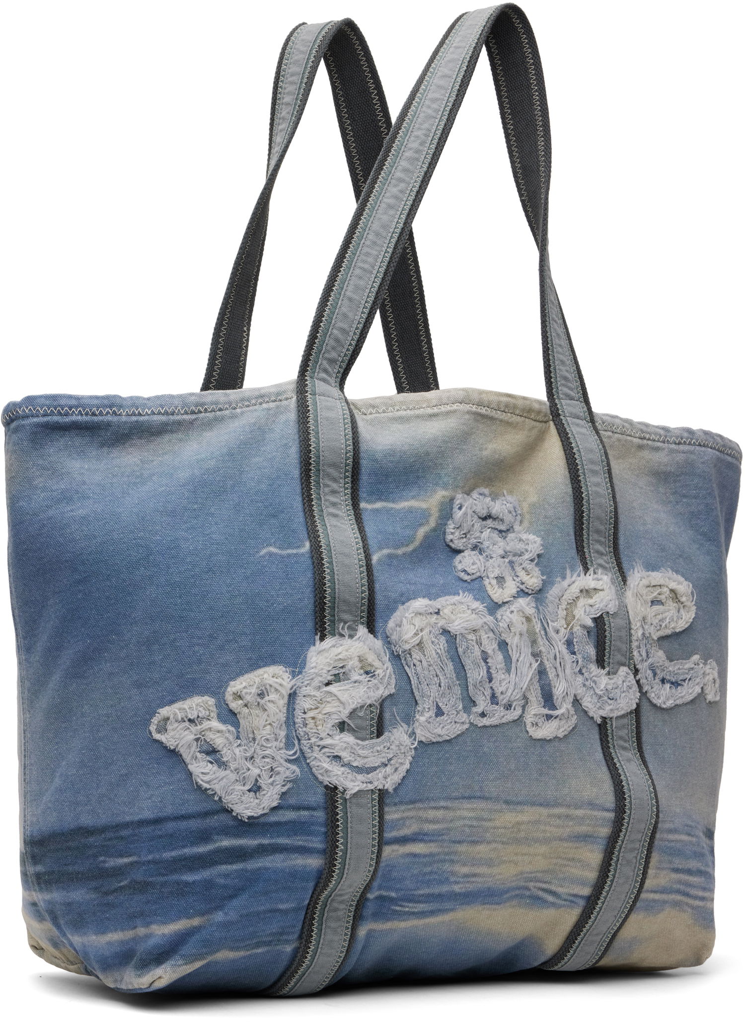 Голяма пазарска чанта ERL ERL 'Venice' Tote Bag Синьо | ERL10K006, 1