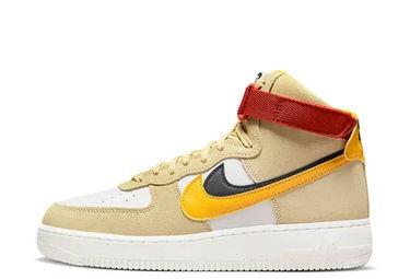 Кецове и обувки Nike Air Force 1 Hi SE W Бежово | DO9460-200, 1