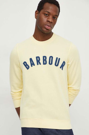 Суитчър Barbour Yellow Crewneck Sweatshirt MOL0101 Жълто | MOL0101, 3