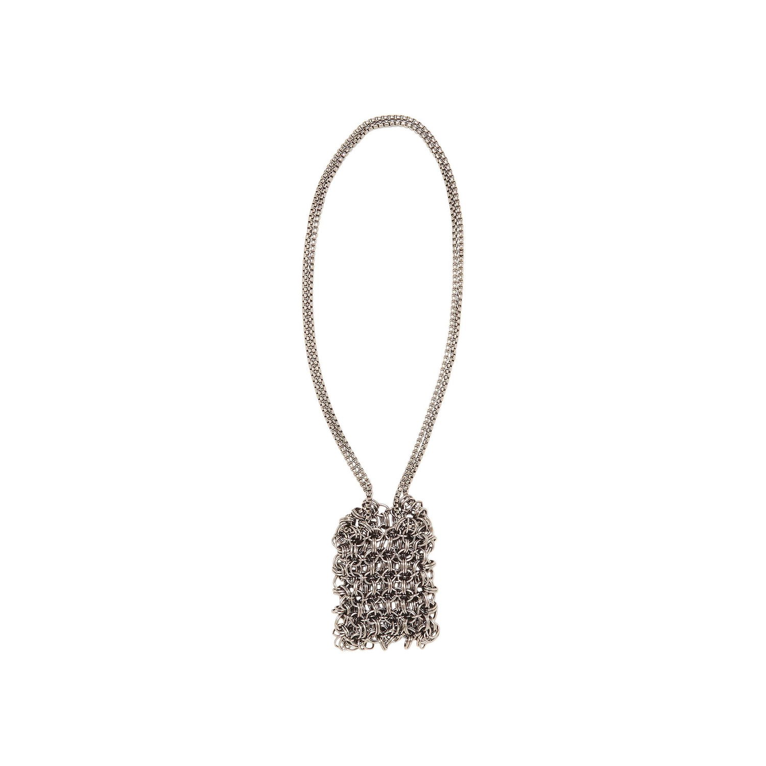 Чанта през рамо MARTINE ALI GOAT Exclusive Chainmail Double Strap Bag In Gunmetal Металик | MA226162401 HSG, 1