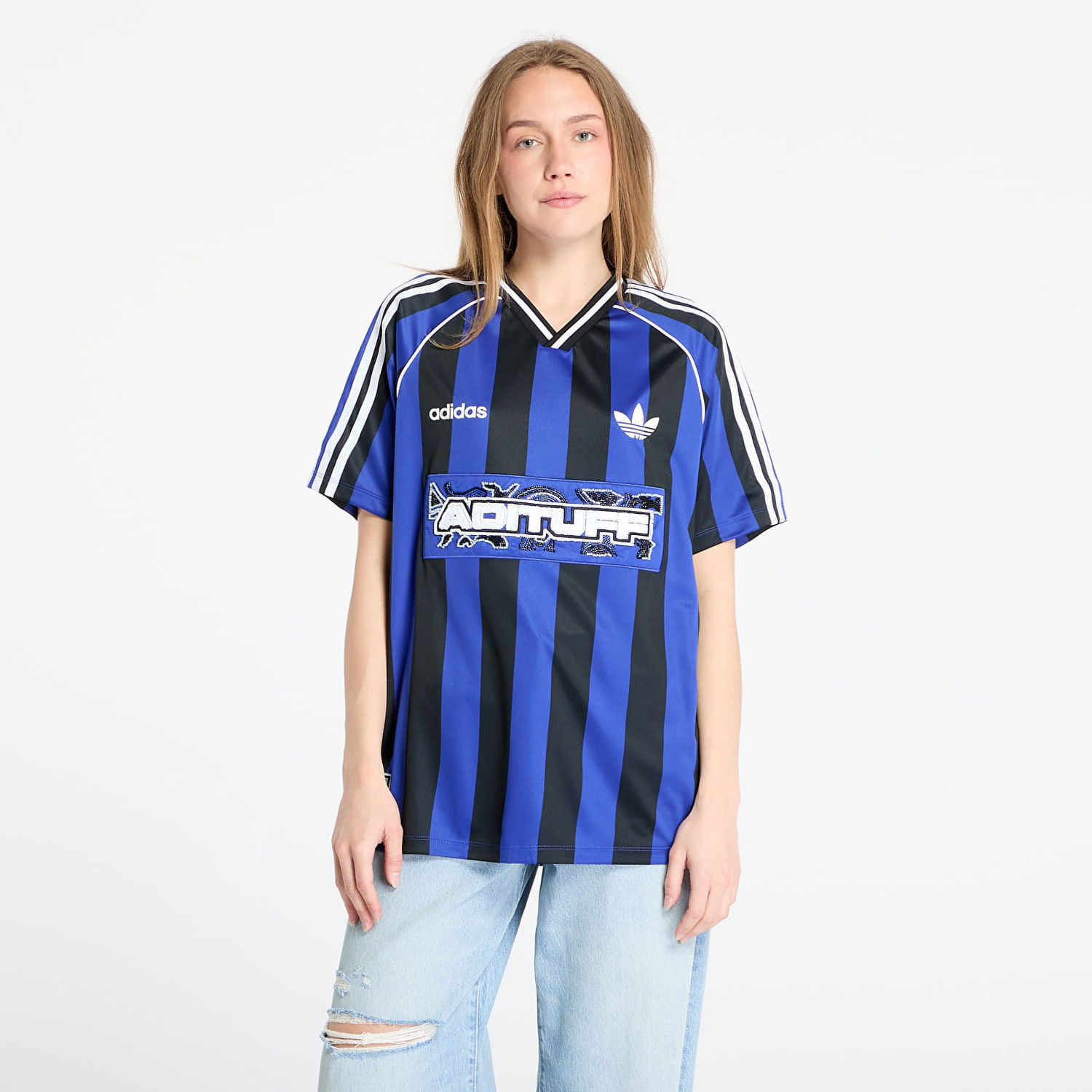 Фланелка adidas Originals Adidas Originals Beads Jersey Синьо | KD2274, 0