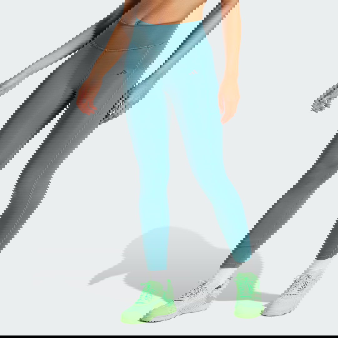 Клинове adidas Performance Optime Stash 7/8 Tights Зелено | JW7610, 0