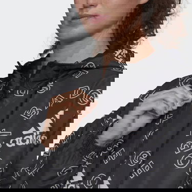 Ветровка adidas Originals Essentials Logo Allover Print Windbreaker Черно | HC9177, 2