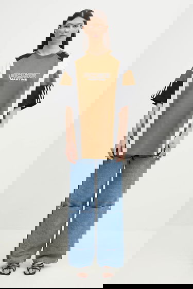 Дънки KENZO High Waist Multi-Panel Layered Jeans Синьо | FF52DP2306B4.DB, 4