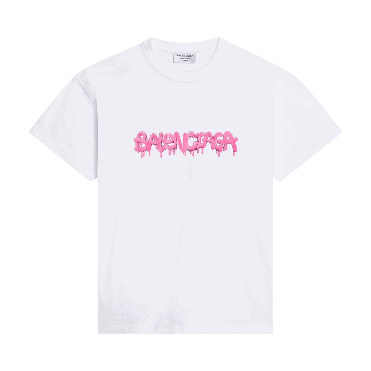 Тениска Balenciaga Slime T-Shirt Medium Fit Бяло | 612965 TLVF1 9014, 0