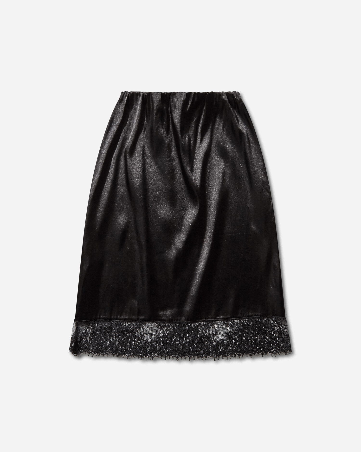 Пола OpéraSPORT Lucia Satin Lace Trim Skirt Черно | K50FW25  4, 0