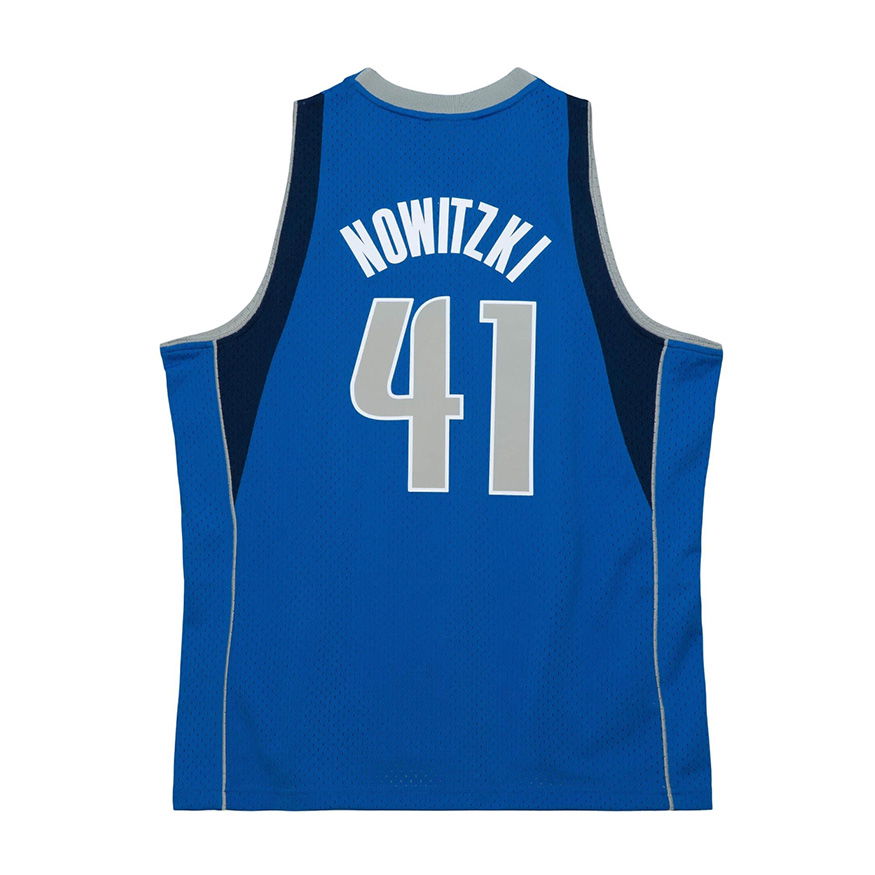 Тениска Mitchell & Ness NBA Dalls Mavericks Dirk Nowitzki Dark Jersey Тъмно синьо | SMJY4192-DMA10DNOCPBL, 1