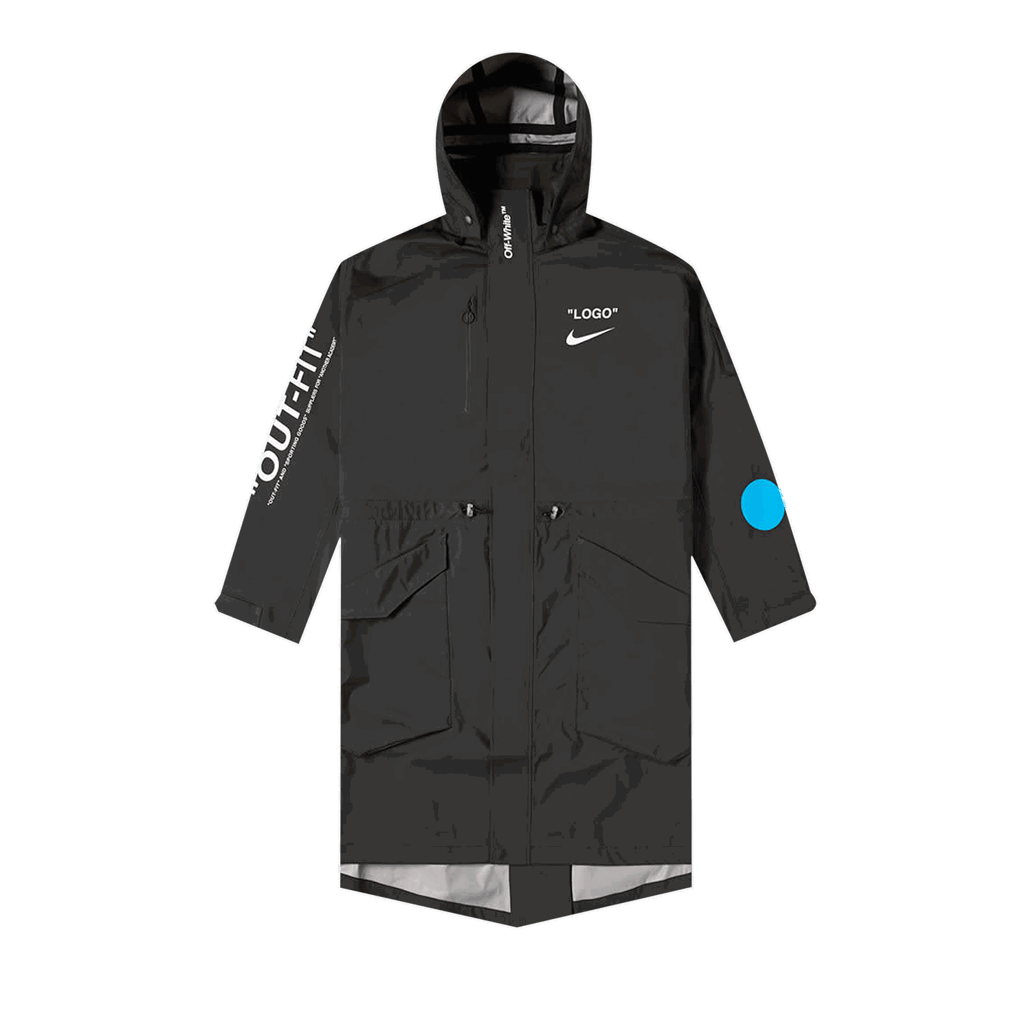 Парка Nike Nikelab x Off-White Mercurial NRG X Jacket Черно | AA3256 010, 0