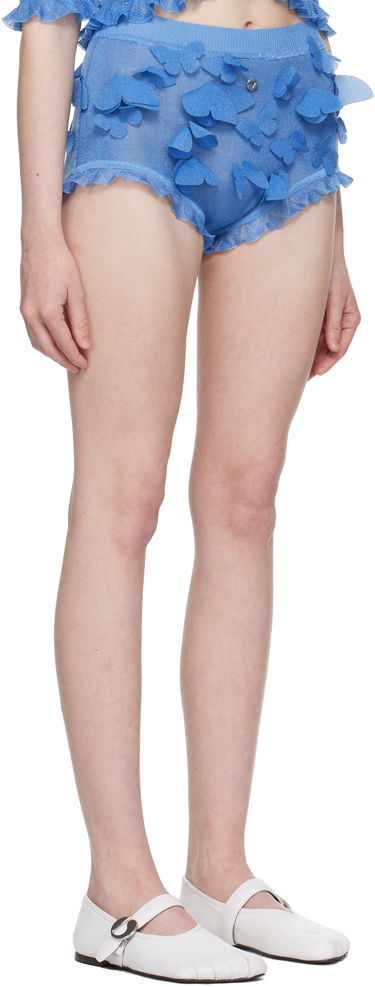гащички Coperni Coperni Knitted Butterfly Appliqué Shorts Розово | COPML138Y3015, 4