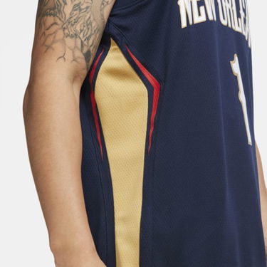 Фланелка Nike Zion Williamson Pelicans Icon Edition 2020 NBA Swingman Тъмно синьо | CW3674-424, 2