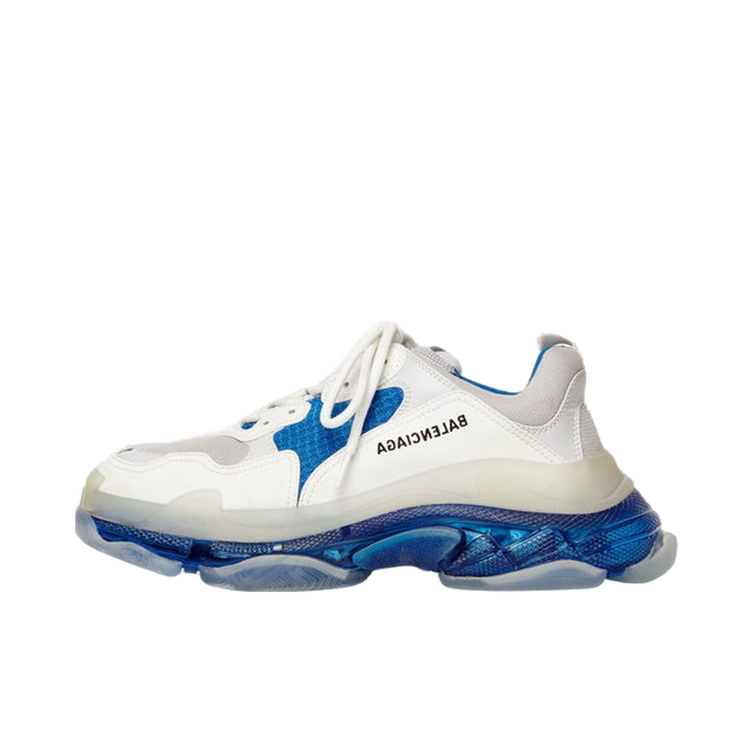Кецове и обувки Balenciaga Triple S Clear Sole Blue W Бяло | 544351W09ON9169