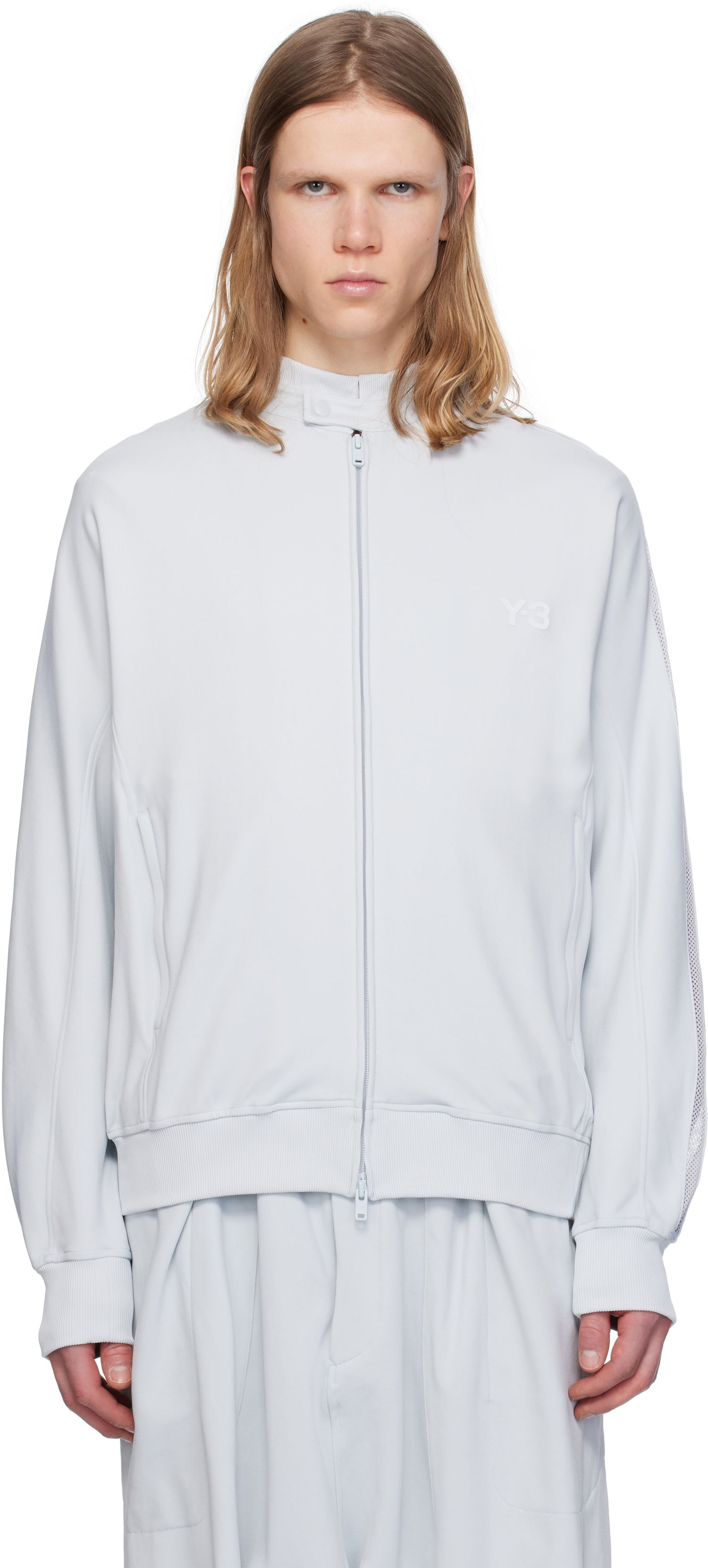Яке бомбър Y-3 Y-3 Track Jacket Сиво | JM7833, 0