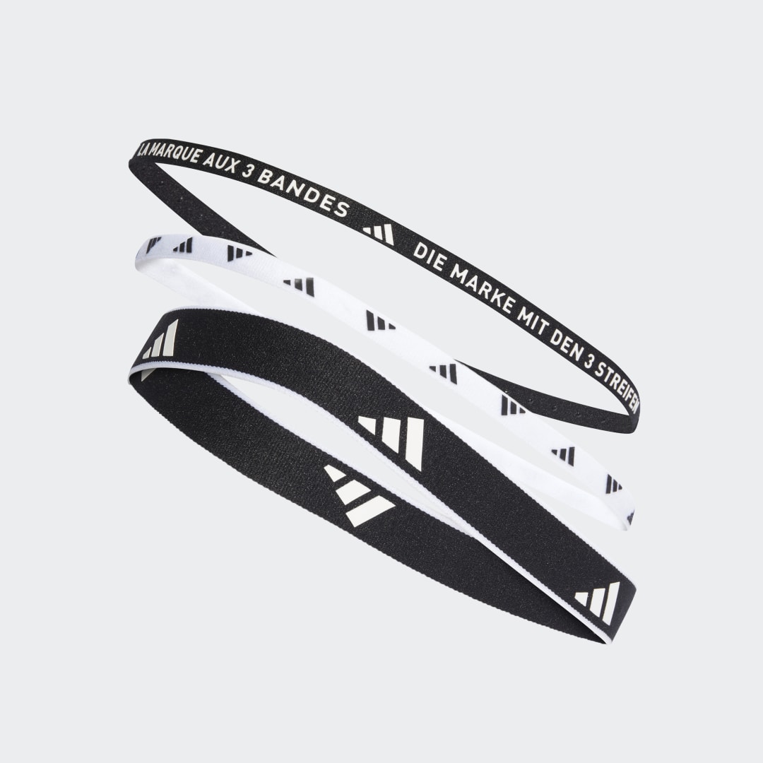 Спортна екипировка adidas Originals Multiple Width Training Headband - 3 pack Многоцветен | IA3031, 1