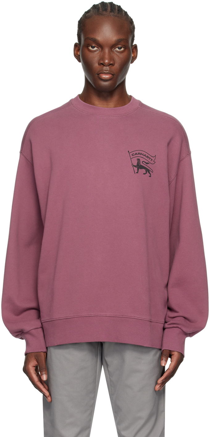 Суитчър Carhartt WIP Stamp Logo Sweatshirt Розово | I033620, 0