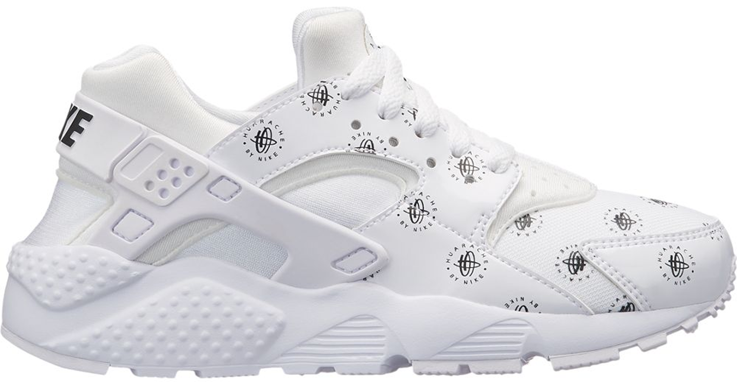 Кецове и обувки Nike Air Huarache Run Logos Бяло | 909143-100, 0
