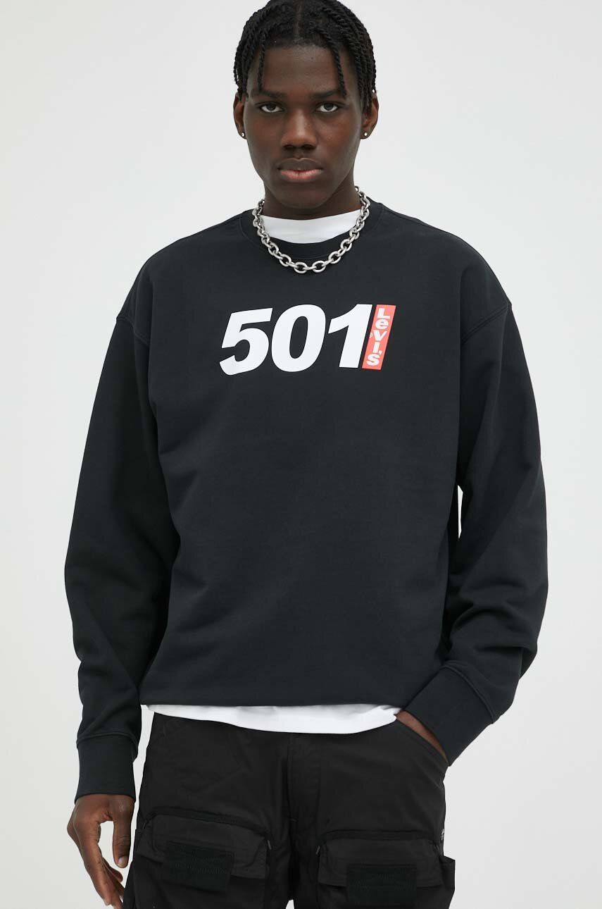 Суитчър Levi's ® 501 Sweatshirt Черно | 38712.0147, 0