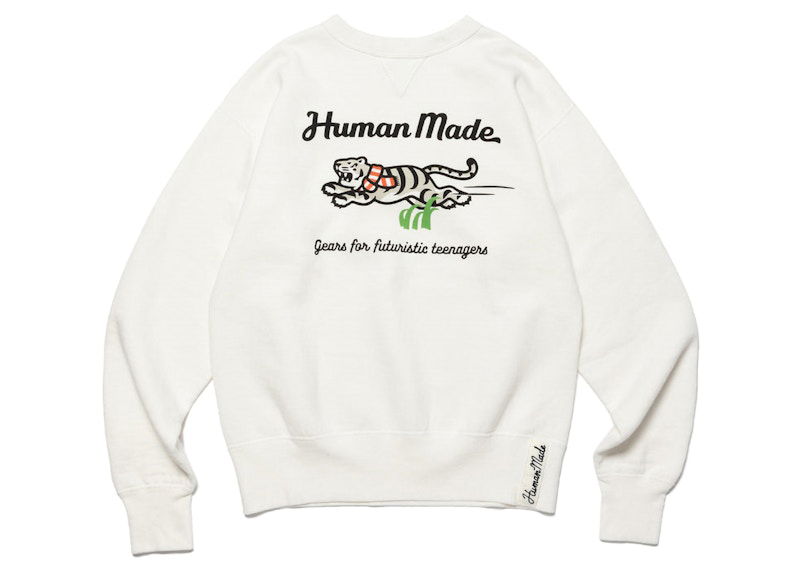Суитчър Human Made Tiger Sweatshirt Бяло | HM24CS038