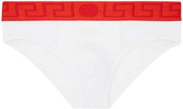боди Versace Greca Border Briefs Бяло | AU10027_1A10011, 0