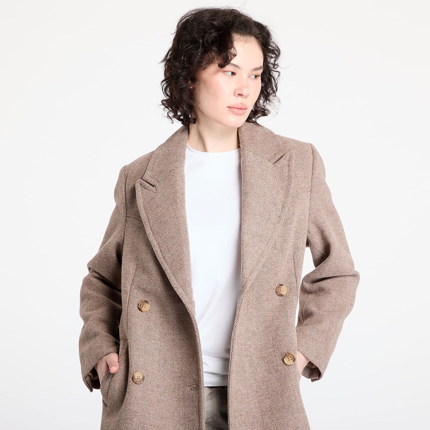 Палта Levi's Western Coat Beige Бежово | A8533-0000, 1