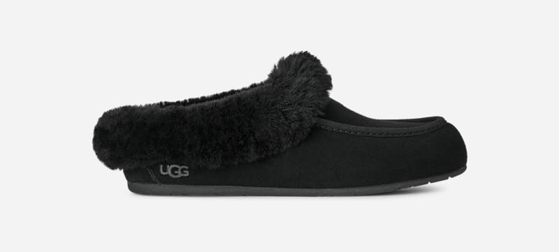 Кецове и обувки UGG UGG Ansley Mule Slippers Черно | 1171391-BLK