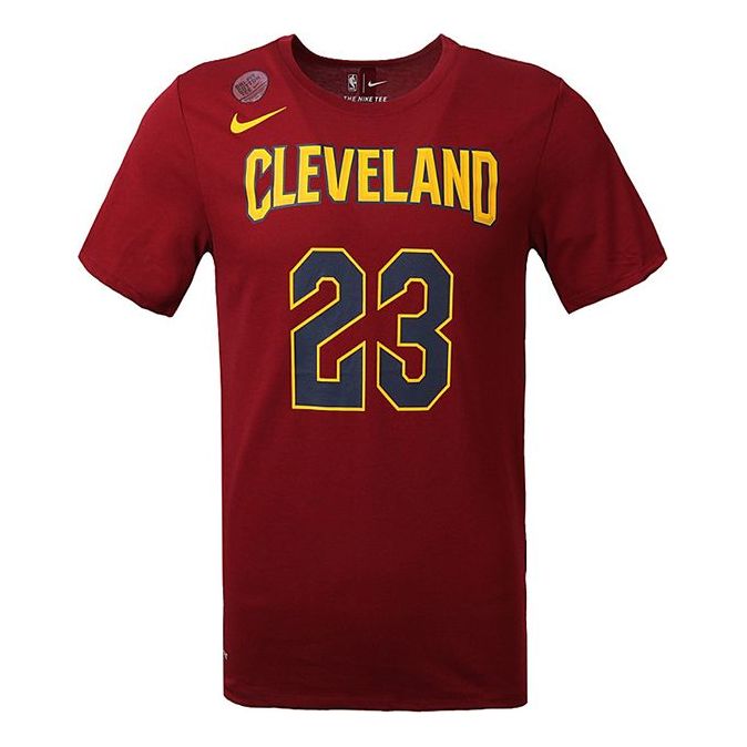 Фланелка Nike LeBron James Cavaliers Fan Edition Basketball T-Shirt Бургунди | 870767-680