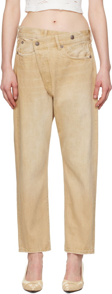 Дънки R13 R13 Crossover Jeans Бежово | R13W2048-D235A, 0