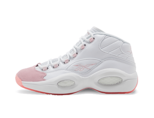 Кецове и обувки Reebok Question Mid "Pink Toe" Бяло | G55120