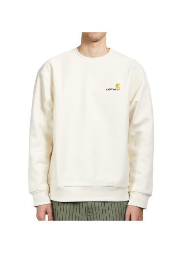 Суитчър Carhartt WIP American Script Sweat Бяло | I025475.05.XX