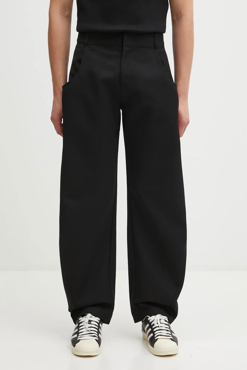 Панталони ADER ERROR Wool Blend Wide-Leg Trousers Черно | BO01FWBT0101BK