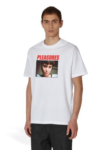 Тениска Pleasures Kate Бяло | P23F059 WHITE