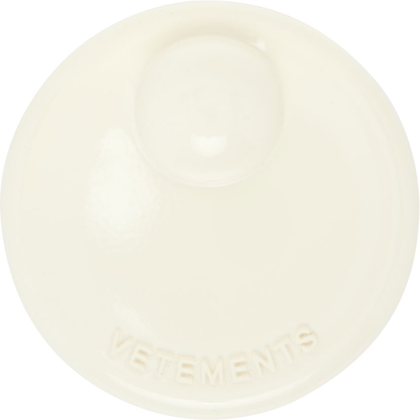 Значка VETEMENTS VETEMENTS Security Tag Brooch Бяло | UH76ST300W