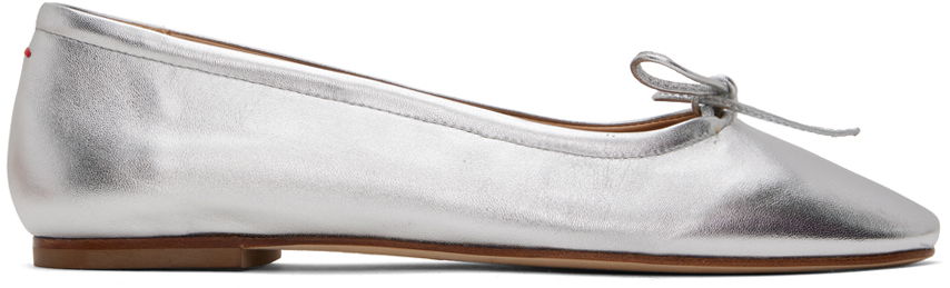 Облекло Aeyde Aeyde Delfina Ballerina Flats Металик | A11-FL-MNLR08FL17-SS24-920-051, 0