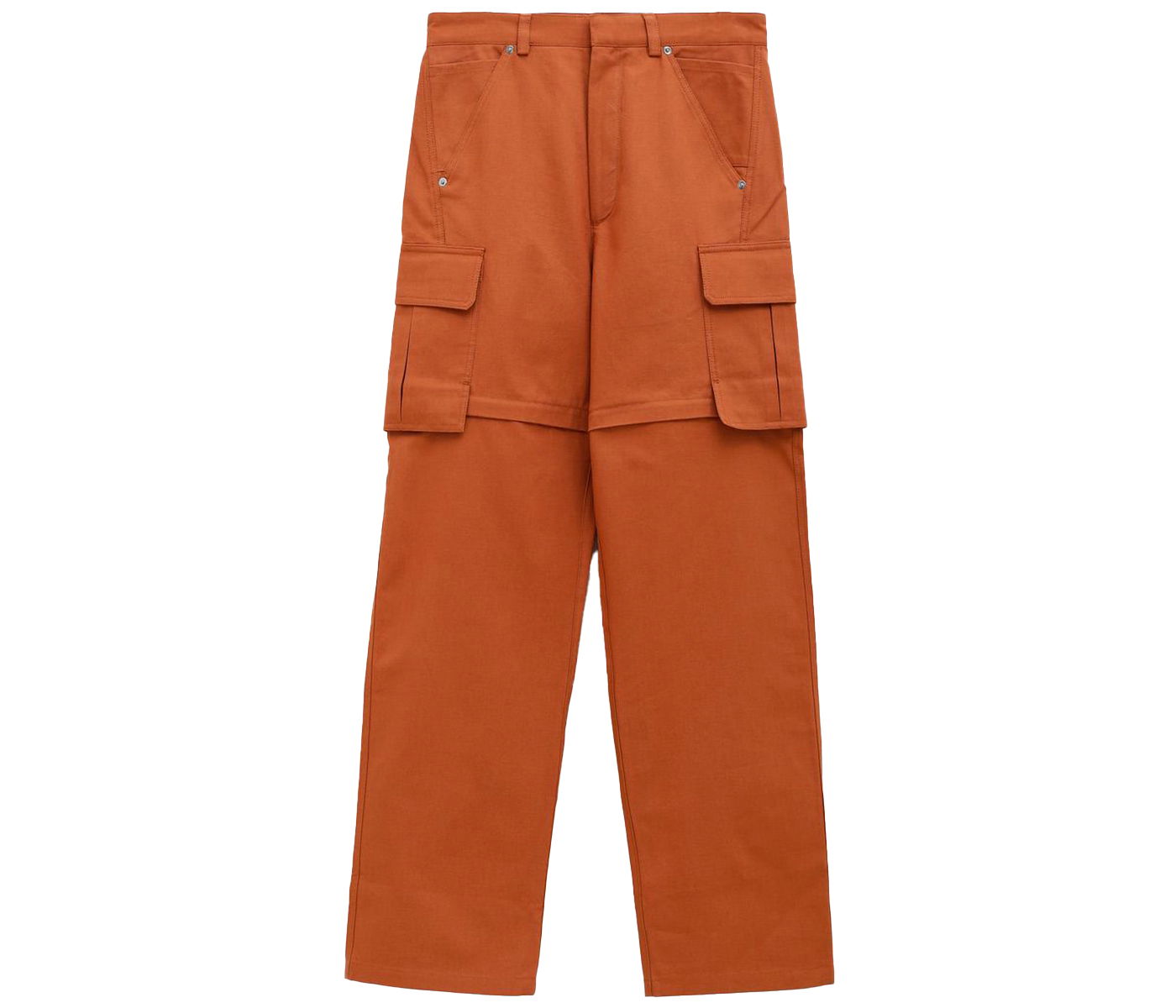 Панталони Jacquemus Le Pantalon Peche Convertible Terracotta Оранжево
 | 216PA007-1073-840, 0