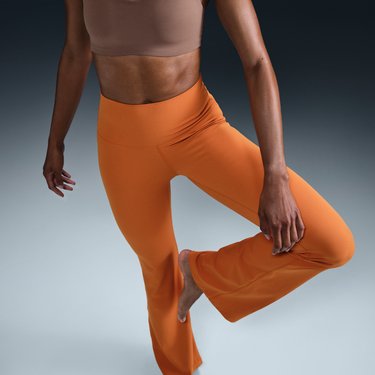 Клинове Nike Nike Zenvy High-Waisted Flare Leggings Оранжево
 | FV7921-815, 3