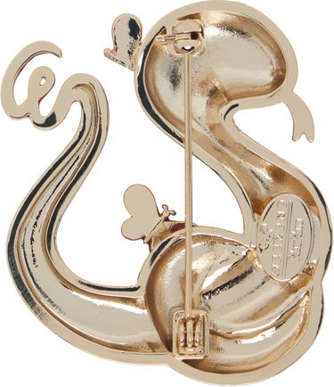 Значка Max Mara Weekend Max Mara Carella Crystal Letter W Brooch Металик | 2515751104600, 2
