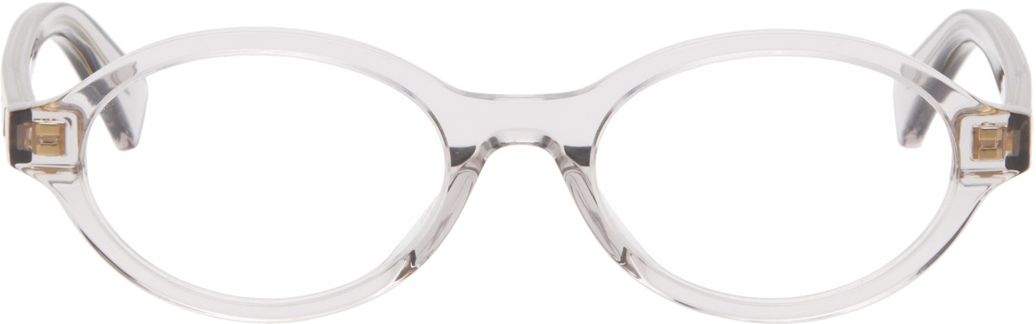 Слънчеви очила Bottega Veneta Bottega Veneta Triangle Stud Logo Round Glasses Сиво | BV1367O-004, 0