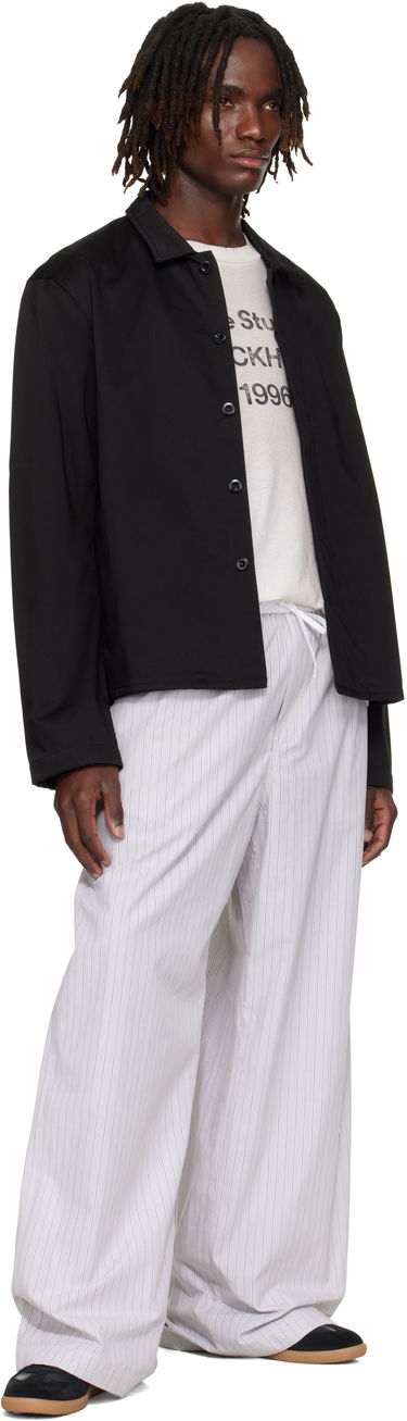 Яке Acne Studios Acne Studios Satin Jacket Черно | B90833-, 3