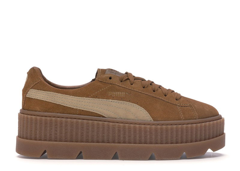 Кецове и обувки Puma Cleated Creeper Rihanna Fenty Кафяво | 366268-02, 0
