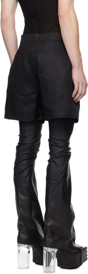Къси панталони Rick Owens Rick Owens Hollywood Geth Cutoff Shorts Черно | RU01E5373 TWL, 2